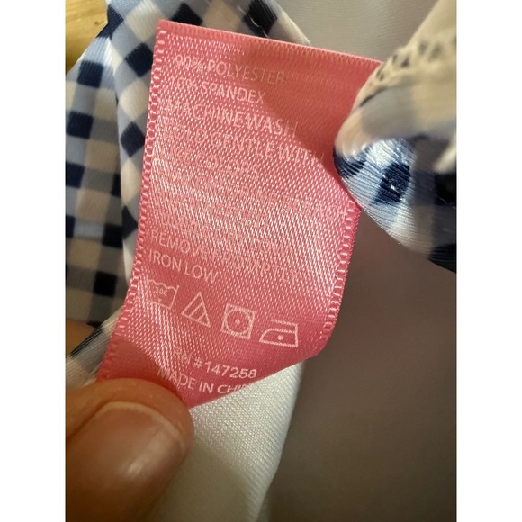 Simply Southern Gingham Plaid Blue Bathing Suit Bottoms NWOT Size XXL Swim - Picture 6 of 6